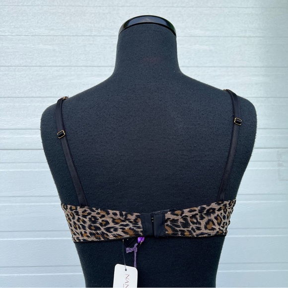 NWT Maison Close Suite Fatale Leopard Print Push Up Bra, 36C - Picture 4 of 15